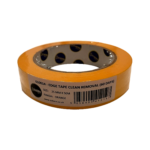 Edge Tape Clean Removal (60 Days) Orange with Two Different Sizes Each 1 Edge Tape Clean Removal (60 Days) Orange with Two Different Sizes Each