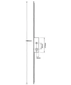 Alternative view of H600 Lift Lever Passive Lock