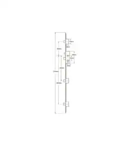 Alternative view of Secury A3 Classic Latch 3 Deadbolts Multipoint Door Lock - Automatic Deadbolt & slam shut operation