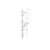 Latch Deadbolt 2 Hooks Interlocking French Door Lock Split Spindle Multipoint Door Lock (top hook to spindle = 380mm) 3 HS Hardware