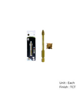 3pc Four Point Cutter Hex Shank Glass,Mirror,Ceramic And Marble 5,6,7mm Tct Each