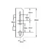 Copy Latch and Deadbolt Multipoint Gearbox - Lift Lever or Double Spindle 3 HS Hardware