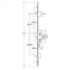 Latch Deadbolt 2 Hooks 2 Rollers Double Spindle Multipoint Door Lock (top roller to spindle = 675mm) - Shootbolt Compatible 3 HS Hardware