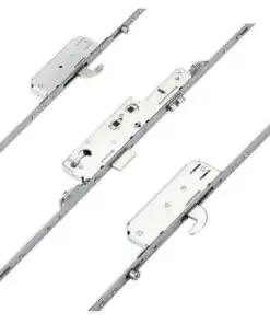 Latch Deadbolt 2 Hooks 2 Rollers Double Spindle Multipoint Door Lock (top roller to spindle = 675mm) - Shootbolt Compatible