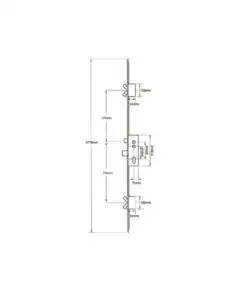 Alternative view of Timber/Composite Affinity Bastion Latch Deadbolt 4 Hooks Double Spindle Multipoint Door Lock