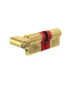 Alternative view of WXM Euro Double Cylinders British Standard Kitemarked TS007 3* - Brass or Chrome Finish (LEAD TIME: 2-3 DAYS)