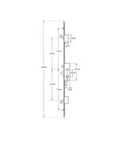 Alternative view of 6535 French Door Kit For a pair of rebated UPVC doors