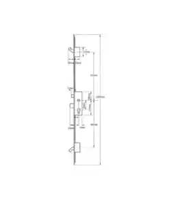 Alternative view of 5345 French Door Kit For a pair of plain meeting style timber doors
