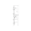 5345 French Door Kit for a pair of rebated timber doors 3 HS Hardware