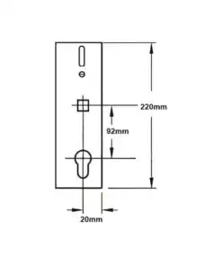 Alternative view of Passive Genuine Multipoint Gearbox - Lift Lever