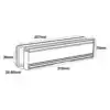 Nu-Mail 12" Telescopic Letterplate for UPVC Doors - 20-40mm 9 HS Hardware