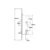 Overnight Lock - Lever Down 24mm Faceplate 3 HS Hardware