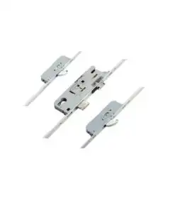 859 Type 4 Latch Deadbolt 2 Hooks Split Spindle Multipoint Door Lock - 16mm Faceplate (top hook to spindle = 730mm)