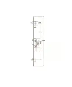 Alternative view of Crimebeater Latch Deadbolt 2 Hooks 20mm Radius Faceplate Split Spindle Multipoint Door Lock
