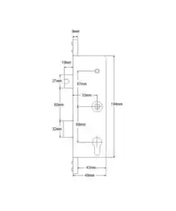 Alternative view of SL16 Genuine Multipoint Gearbox - Lift Lever or Split Spindle