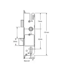 Alternative view of New Style Genuine Mulitpoint Gearbox - Lift Lever or Split Spindle