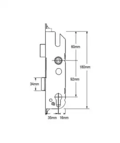 Alternative view of New Style Genuine Multipoint Gearbox - Key Wind