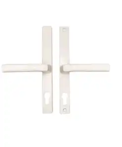 London Lever Lever UPVC Multipoint Door Handles - 70mm PZ Unsprung 215mm Screw Centres