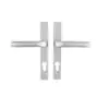 London Lever Lever UPVC Multipoint Door Handles - 72mm PZ Unsprung 180mm Screw Centres 6 HS Hardware