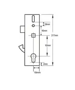 Alternative view of Multipoint Genuine Gearbox - Lift Lever or Split Spindle