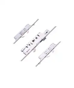Duplex Latch 5 Hook 4 Roller Multipoint Door Lock - 16mm Faceplate Option 1 (top hook to spindle = 543mm)