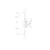 Latch 3 Hooks Double Spindle Multipoint Door Lock 3 HS Hardware