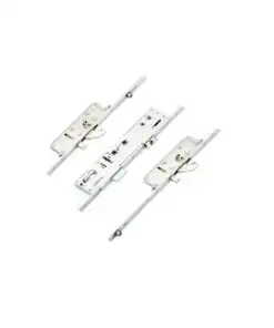 Latch Deadbolt 2 Hooks 2 Anti Lift Pins 2 Rollers Lift Lever or Double Spindle Multipoint Door Lock (top hook to spindle = 618mm) Lockmaster Previous      LM1035 LM1035 LM1035 LM1035 LM1035 Next This Lockmaster multipoint door lock is available in a 35mm backset and has attachments for top and bottom shootbolts.... read more Backset  35mm F
