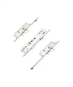 Latch Deadbolt 2 Hooks 2 Anti Lift Pins 2 Rollers Lift Lever or Double Spindle Multipoint Door Lock - Option 2 (top hook to spindle = 618mm)