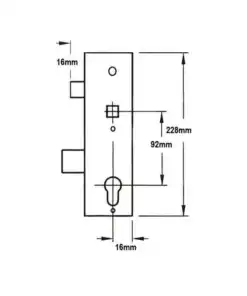 Alternative view of Copy Multipoint Gearbox - Lift Lever