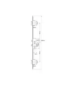 Alternative view of Mantis 3 Latch 3 Hooks 2 Deadbolts Double Spindle Multipoint Door Lock