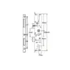 GTS MK3 Latch & Dead Bolt Genuine Multipoint Gearbox - Lift Lever 3 HS Hardware
