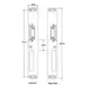 UPVC Latch and Deadbolt Keep 3 HS Hardware