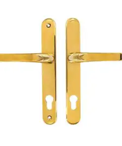 Lever UPVC Multipoint Door Handles - 92mm PZ Sprung 210mm Screw Centres