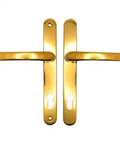 Lever Lever UPVC Multipoint Door Handles - 92mm PZ Sprung 215mm Screw Centres