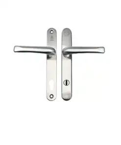 Alternative view of TS007 2 Star Grade 304 Stainless Steel Lever Lever UPVC Multipoint Door Handles - 92mm PZ Sprung 210mm Screw Centres