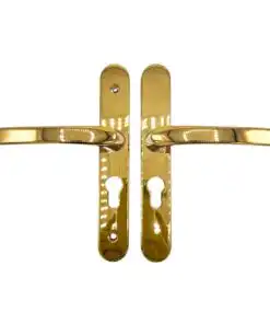 Lever Lever UPVC Multipoint Door Handles - 48mm PZ - Sprung - 160mm Screw Centres