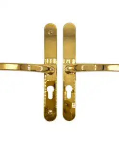 Lever Lever UPVC Multipoint Door Handles - 48mm PZ - Sprung - 200mm Screw Centres