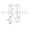 Lever UPVC Multipoint Door Handles - 70mm PZ - Sprung - 240mm Screw Centres 11 HS Hardware