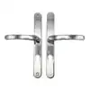 Lever UPVC Multipoint Door Handles - 70mm PZ - Sprung - 240mm Screw Centres 9 HS Hardware
