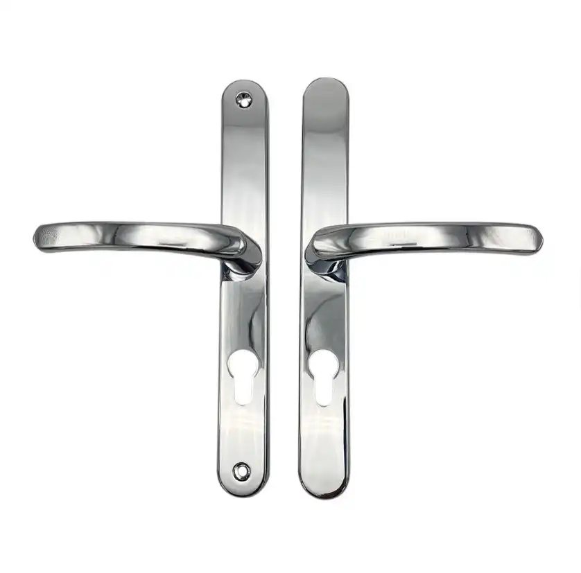 Lever UPVC Multipoint Door Handles - 70mm PZ - Sprung - 240mm Screw Centres 4 Lever UPVC Multipoint Door Handles - 70mm PZ - Sprung - 240mm Screw Centres - Image 4