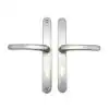 Lever UPVC Multipoint Door Handles - 70mm PZ - Sprung - 240mm Screw Centres 8 HS Hardware