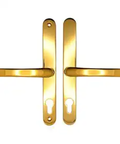 Lever Lever UPVC Multipoint Door Handles - 70mm PZ Sprung 215mm Screw Centres