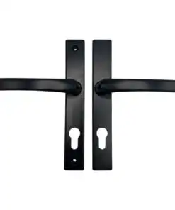Lever UPVC Multipoint Door Handles - 72mm PZ - Sprung - 180mm Screw Centres