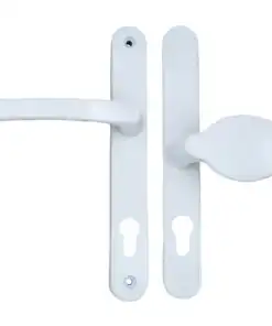 Alternative view of Lever Moveable Pad Offset UPVC Multipoint Door Handles - 92/62mm PZ - Sprung - 215mm Screw Centres