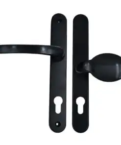 Lever Moveable Pad UPVC Multipoint Door Handles - 92mm/62mm PZ Sprung 212mm Screw Centres
