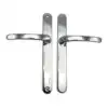 Lever Lever UPVC Multipoint Door Handles - 117mm PZ - Sprung - 237mm Screw Centres - 267mm Backplate 9 HS Hardware