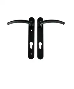 Traditional Style Lever Lever UPVC Multipoint Door Handles - 92mm PZ Sprung 122mm Screw Centres