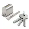 Swedish (Scandinavian) External Oval Single Cylinder 4 HS Hardware