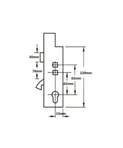 Alternative view of Collection Multipoint Gearbox - Lift lever or Double Spindle