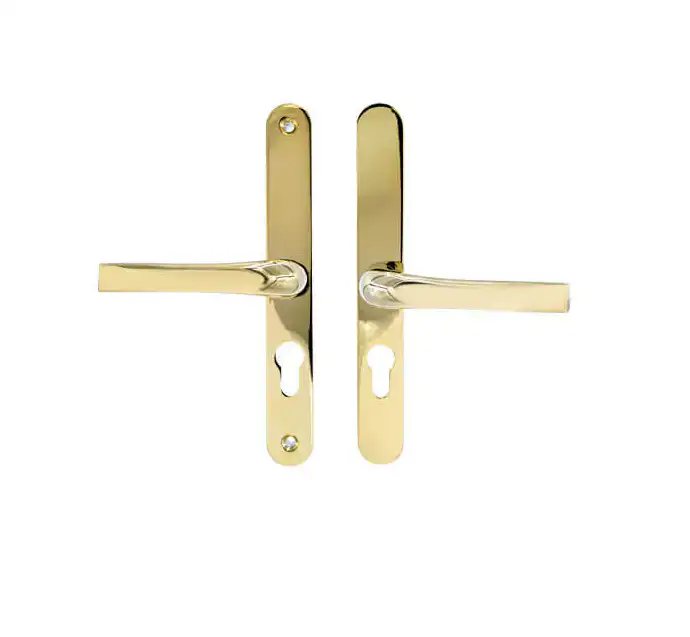 Lever Lever UPVC Multipoint Door Handles - 48mm PZ Sprung 200mm Screw Centres 1 Lever Lever UPVC Multipoint Door Handles - 48mm PZ Sprung 200mm Screw Centres